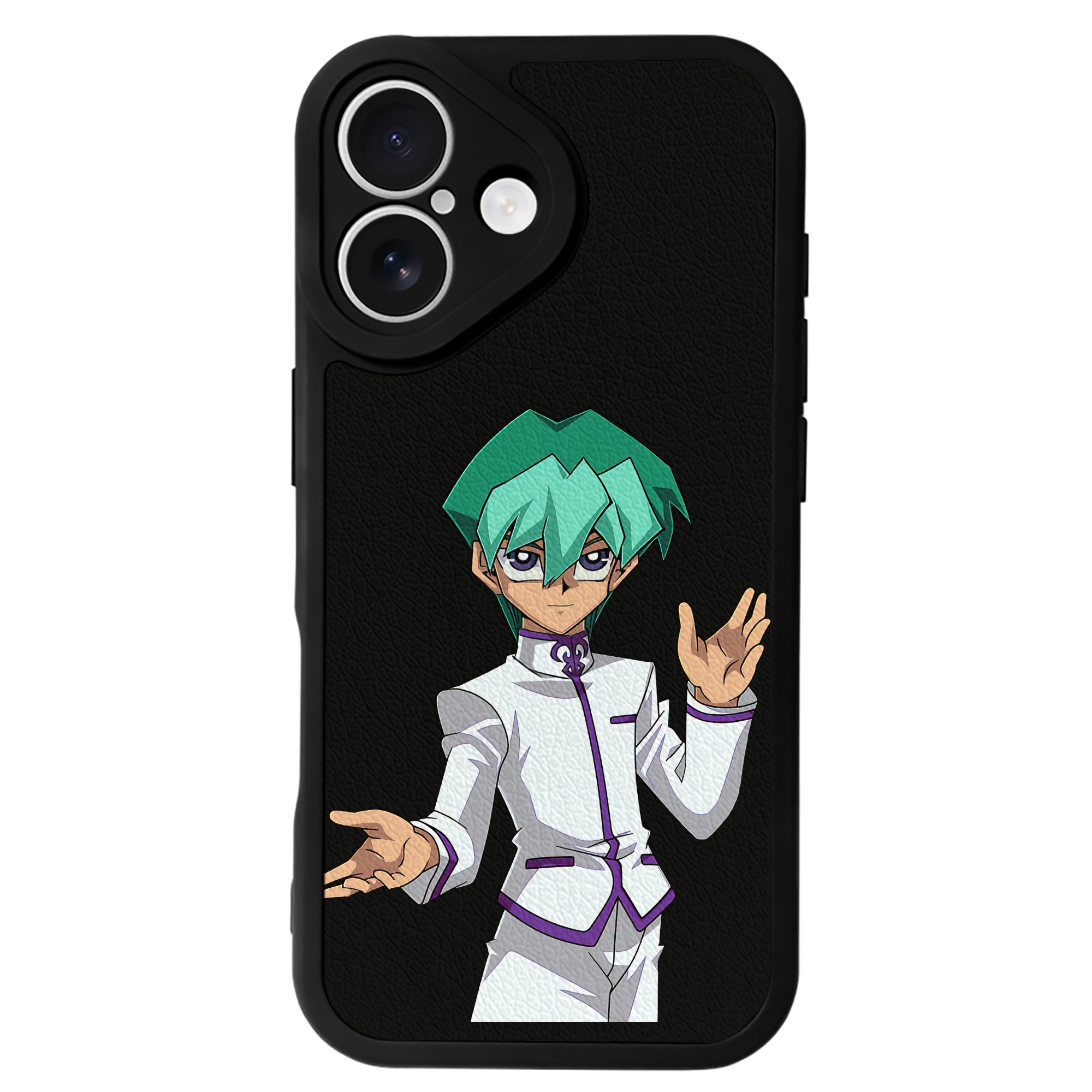 遊☆戯☆王 Yu-Gi-Oh! 【iPhone 16シリーズ対応】シリコンスマホケース（レザー調） 材質：シリコン